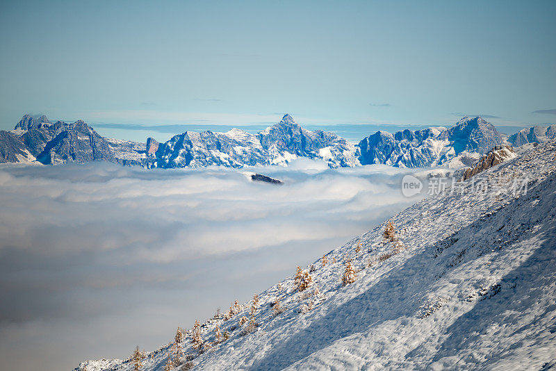 Hohe Tauern, Gro?glockner，欧洲奥地利，冬季